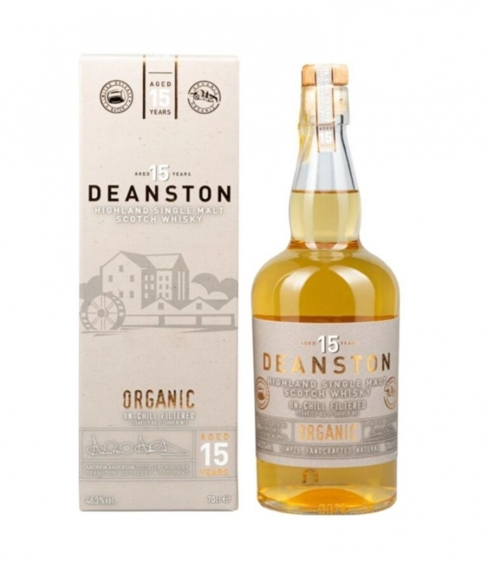  Whisky Deanston 15 Ani Organic 0.7L 0